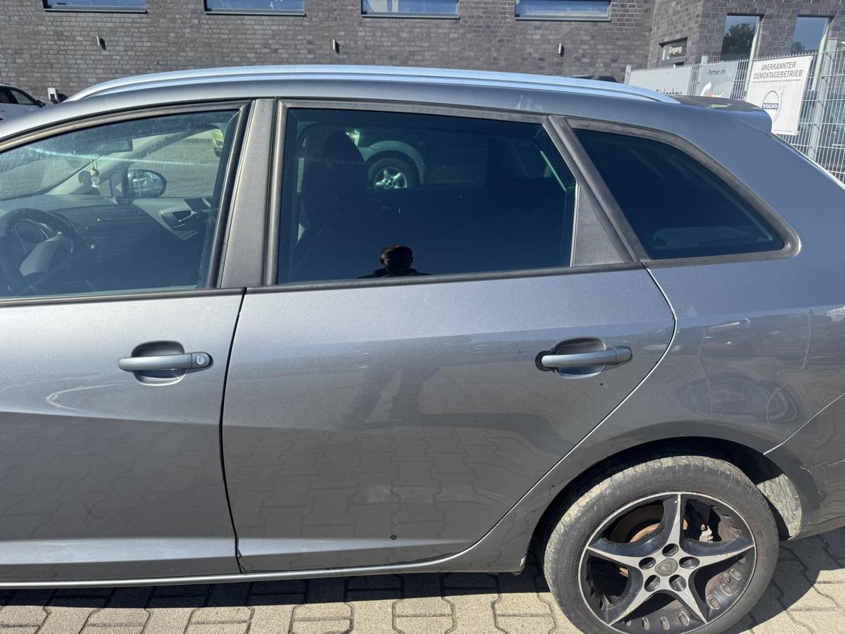 Seat Ibiza ST 6J original T&uuml;r hinten links Kombi LX7R Monsungraumetallic Rohbau Bj.2012